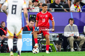 2024-06-29 - Alexander Bah of Denmark during the UEFA Euro 2024, Round of 16 football match between Germany and Denmark on 29 June 2024 at Signal Iduna Park in Dortmund, Germany - FOOTBALL - EURO 2024 - 1/8 - GERMANY V DENMARK - UEFA EUROPEAN - SOCCER