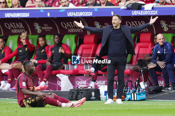 2024-07-01 - Head Coach Domenico Tedesco of Belgium during the UEFA Euro 2024, Round of 16 football match between France and Belgium on 1 July 2024 at Merkur Spiel-Arena in Dusseldorf, Germany - FOOTBALL - EURO 2024 - 1/8 - FRANCE V BELGIUM - UEFA EUROPEAN - SOCCER