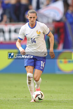 2024-07-01 - Adrien Rabiot of France during the UEFA Euro 2024, Round of 16 football match between France and Belgium on 1 July 2024 at Merkur Spiel-Arena in Dusseldorf, Germany - FOOTBALL - EURO 2024 - 1/8 - FRANCE V BELGIUM - UEFA EUROPEAN - SOCCER