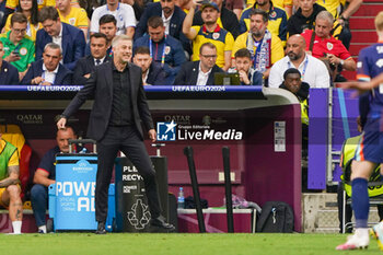 2024-07-02 - Head Coach Edward Iordanescu of Romania during the UEFA Euro 2024, Round of 16 football match between Romania and Netherlands on July 2, 2024 at Allianz Arena in Munich, Germany - FOOTBALL - EURO 2024 - 1/8 - ROMANIA V NETHERLANDS - UEFA EUROPEAN - SOCCER