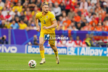 2024-07-02 - Radu Dragusin of Romania during the UEFA Euro 2024, Round of 16 football match between Romania and Netherlands on July 2, 2024 at Allianz Arena in Munich, Germany - FOOTBALL - EURO 2024 - 1/8 - ROMANIA V NETHERLANDS - UEFA EUROPEAN - SOCCER