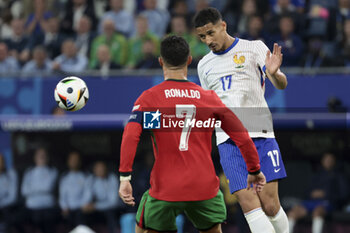 2024-07-05 - William Saliba of France during the UEFA Euro 2024, quarter-final football match between Portugal and France on July 5, 2024 at Volksparkstadion in Hamburg, Germany - FOOTBALL - EURO 2024 - 1/4 - PORTUGAL V FRANCE - UEFA EUROPEAN - SOCCER