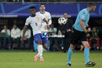 2024-07-05 - Aurelien Tchouameni of France during the UEFA Euro 2024, quarter-final football match between Portugal and France on July 5, 2024 at Volksparkstadion in Hamburg, Germany - FOOTBALL - EURO 2024 - 1/4 - PORTUGAL V FRANCE - UEFA EUROPEAN - SOCCER