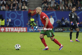 2024-07-05 - Pepe of Portugal during the UEFA Euro 2024, quarter-final football match between Portugal and France on July 5, 2024 at Volksparkstadion in Hamburg, Germany - FOOTBALL - EURO 2024 - 1/4 - PORTUGAL V FRANCE - UEFA EUROPEAN - SOCCER