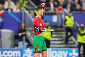 2024-07-05 - Cristiano Ronaldo of Portugal during the UEFA Euro 2024, Quarter-finals football match between Portugal and France on July 5, 2024 at Volksparkstadion in Hamburg, Germany - FOOTBALL - EURO 2024 - 1/4 - PORTUGAL V FRANCE - UEFA EUROPEAN - SOCCER