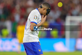 2024-07-05 - Kylian Mbappe of France during the UEFA Euro 2024, Quarter-finals football match between Portugal and France on July 5, 2024 at Volksparkstadion in Hamburg, Germany - FOOTBALL - EURO 2024 - 1/4 - PORTUGAL V FRANCE - UEFA EUROPEAN - SOCCER