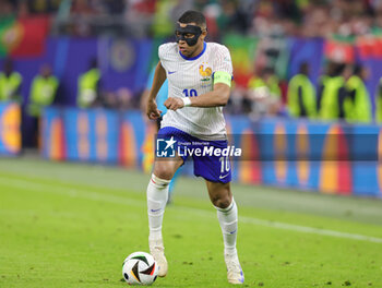 2024-07-05 - Kylian Mbappe of France during the UEFA Euro 2024, Quarter-finals football match between Portugal and France on July 5, 2024 at Volksparkstadion in Hamburg, Germany - FOOTBALL - EURO 2024 - 1/4 - PORTUGAL V FRANCE - UEFA EUROPEAN - SOCCER