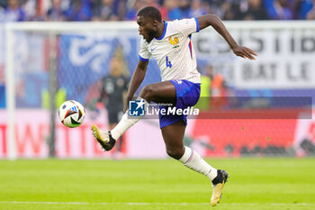 2024-07-05 - Dayot Upamecano of France during the UEFA Euro 2024, Quarter-finals football match between Portugal and France on July 5, 2024 at Volksparkstadion in Hamburg, Germany - FOOTBALL - EURO 2024 - 1/4 - PORTUGAL V FRANCE - UEFA EUROPEAN - SOCCER