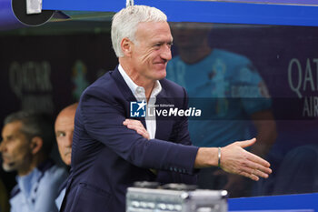 2024-07-05 - Head Coach Didier Deschamps of France during the UEFA Euro 2024, Quarter-finals football match between Portugal and France on July 5, 2024 at Volksparkstadion in Hamburg, Germany - FOOTBALL - EURO 2024 - 1/4 - PORTUGAL V FRANCE - UEFA EUROPEAN - SOCCER