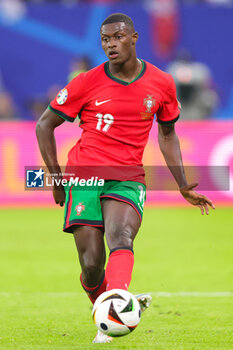 2024-07-05 - Nuno Mendes of Portugal during the UEFA Euro 2024, Quarter-finals football match between Portugal and France on July 5, 2024 at Volksparkstadion in Hamburg, Germany - FOOTBALL - EURO 2024 - 1/4 - PORTUGAL V FRANCE - UEFA EUROPEAN - SOCCER