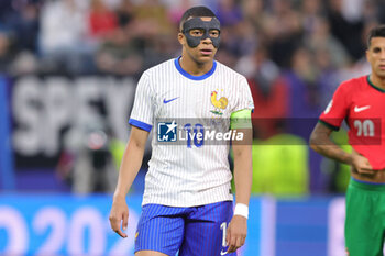 2024-07-05 - Kylian Mbappe of France during the UEFA Euro 2024, Quarter-finals football match between Portugal and France on July 5, 2024 at Volksparkstadion in Hamburg, Germany - FOOTBALL - EURO 2024 - 1/4 - PORTUGAL V FRANCE - UEFA EUROPEAN - SOCCER