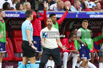 2024-07-07 - Gareth Southgate Head Coach of England during the UEFA Euro 2024, Quarter-finals football match between England and Switzerland on July 6, 2024 at Merkur Spiel-Arena in Düsseldorf, Germany - FOOTBALL - EURO 2024 - 1/4 - ENGLAND V SWITZERLAND - UEFA EUROPEAN - SOCCER