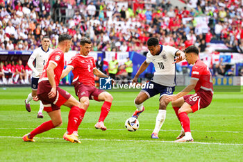 2024-07-07 - Jude Bellingham of England during the UEFA Euro 2024, Quarter-finals football match between England and Switzerland on July 6, 2024 at Merkur Spiel-Arena in Düsseldorf, Germany - FOOTBALL - EURO 2024 - 1/4 - ENGLAND V SWITZERLAND - UEFA EUROPEAN - SOCCER