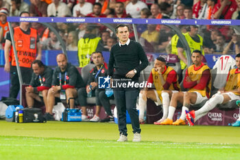 2024-07-06 - Head Coach Vincenzo Montella of Turkiye during the UEFA Euro 2024, Quarter-finals football match between Netherlands and Turkiye on July 6, 2024 at Olympiastadion in Berlin, Germany - FOOTBALL - EURO 2024 - 1/4 - NETHERLANDS V TURKIYE - UEFA EUROPEAN - SOCCER