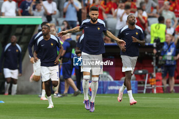 2024-07-09 - Munich , Germany 09.07.2024: Olivier Giroud of France during warm-up before the UEFA EURO 2024 semi-finals, football match between Spain vs France at Munich Football Allianz Arena - UEFA EURO 2024 - SEMIFINALS - SPAIN VS FRANCE  - UEFA EUROPEAN - SOCCER