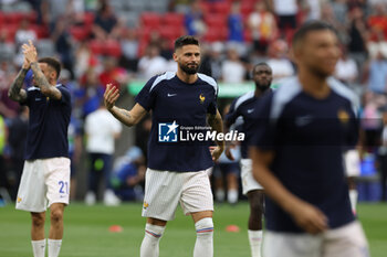 2024-07-09 - Munich , Germany 09.07.2024: Olivier Giroud of France during warm-up before the UEFA EURO 2024 semi-finals, football match between Spain vs France at Munich Football Allianz Arena - UEFA EURO 2024 - SEMIFINALS - SPAIN VS FRANCE  - UEFA EUROPEAN - SOCCER