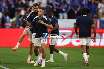 2024-07-09 - Munich , Germany 09.07.2024: Kylian Mbappe of France during warm-up before the UEFA EURO 2024 semi-finals, football match between Spain vs France at Munich Football Allianz Arena - UEFA EURO 2024 - SEMIFINALS - SPAIN VS FRANCE  - UEFA EUROPEAN - SOCCER