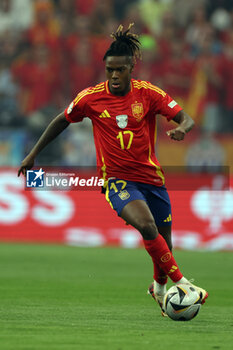 2024-07-09 - Munich , Germany 09.07.2024: Nico Williams of Spain during the UEFA EURO 2024 semi-finals, football match between Spain vs France at Munich Football Allianz Arena - UEFA EURO 2024 - SEMIFINALS - SPAIN VS FRANCE  - UEFA EUROPEAN - SOCCER