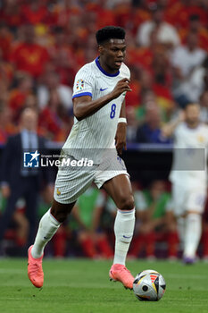 2024-07-09 - Munich , Germany 09.07.2024: Aurelien Tchouameni of France during the UEFA EURO 2024 semi-finals, football match between Spain vs France at Munich Football Allianz Arena - UEFA EURO 2024 - SEMIFINALS - SPAIN VS FRANCE  - UEFA EUROPEAN - SOCCER