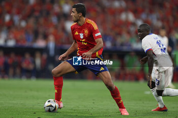 2024-07-09 - Munich , Germany 09.07.2024: Rodri of Spain during the UEFA EURO 2024 semi-finals, football match between Spain vs France at Munich Football Allianz Arena - UEFA EURO 2024 - SEMIFINALS - SPAIN VS FRANCE  - UEFA EUROPEAN - SOCCER