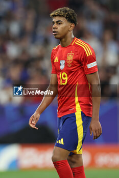 2024-07-09 - Munich , Germany 09.07.2024:Lamine Yamal of Spain during the UEFA EURO 2024 semi-finals, football match between Spain vs France at Munich Football Allianz Arena - UEFA EURO 2024 - SEMIFINALS - SPAIN VS FRANCE  - UEFA EUROPEAN - SOCCER