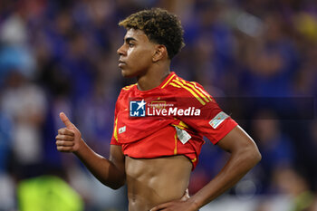 2024-07-09 - Munich , Germany 09.07.2024:Lamine Yamal of Spain during the UEFA EURO 2024 semi-finals, football match between Spain vs France at Munich Football Allianz Arena - UEFA EURO 2024 - SEMIFINALS - SPAIN VS FRANCE  - UEFA EUROPEAN - SOCCER