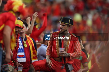 2024-07-09 - Munich , Germany 09.07.2024: Spanish supporters during the UEFA EURO 2024 semi-finals, football match between Spain vs France at Munich Football Allianz Arena - UEFA EURO 2024 - SEMIFINALS - SPAIN VS FRANCE  - UEFA EUROPEAN - SOCCER