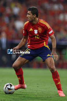 2024-07-09 - Munich , Germany 09.07.2024: Rodri of Spain during the UEFA EURO 2024 semi-finals, football match between Spain vs France at Munich Football Allianz Arena - UEFA EURO 2024 - SEMIFINALS - SPAIN VS FRANCE  - UEFA EUROPEAN - SOCCER