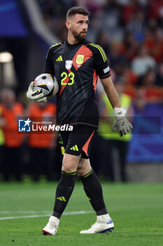 2024-07-09 - Munich , Germany 09.07.2024: Unai Simon of Spain during the UEFA EURO 2024 semi-finals, football match between Spain vs France at Munich Football Allianz Arena - UEFA EURO 2024 - SEMIFINALS - SPAIN VS FRANCE  - UEFA EUROPEAN - SOCCER