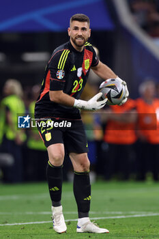 2024-07-09 - Munich , Germany 09.07.2024: Unai Simon of Spain during the UEFA EURO 2024 semi-finals, football match between Spain vs France at Munich Football Allianz Arena - UEFA EURO 2024 - SEMIFINALS - SPAIN VS FRANCE  - UEFA EUROPEAN - SOCCER