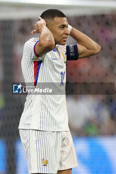 2024-07-09 - Munich , Germany 09.07.2024: Kylian Mbappe of France during the UEFA EURO 2024 semi-finals, football match between Spain vs France at Munich Football Allianz Arena - UEFA EURO 2024 - SEMIFINALS - SPAIN VS FRANCE  - UEFA EUROPEAN - SOCCER