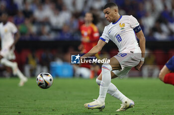 2024-07-09 - Munich , Germany 09.07.2024: Kylian Mbappe of France during the UEFA EURO 2024 semi-finals, football match between Spain vs France at Munich Football Allianz Arena - UEFA EURO 2024 - SEMIFINALS - SPAIN VS FRANCE  - UEFA EUROPEAN - SOCCER