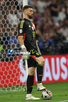 2024-07-09 - Munich , Germany 09.07.2024: Unai Simon of Spain during the UEFA EURO 2024 semi-finals, football match between Spain vs France at Munich Football Allianz Arena - UEFA EURO 2024 - SEMIFINALS - SPAIN VS FRANCE  - UEFA EUROPEAN - SOCCER