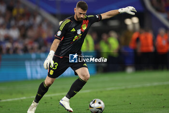 2024-07-09 - Munich , Germany 09.07.2024: Unai Simon of Spain during the UEFA EURO 2024 semi-finals, football match between Spain vs France at Munich Football Allianz Arena - UEFA EURO 2024 - SEMIFINALS - SPAIN VS FRANCE  - UEFA EUROPEAN - SOCCER