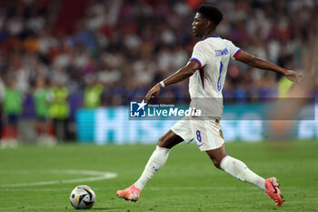 2024-07-09 - Munich , Germany 09.07.2024: Aurelien Tchouameni of France during the UEFA EURO 2024 semi-finals, football match between Spain vs France at Munich Football Allianz Arena - UEFA EURO 2024 - SEMIFINALS - SPAIN VS FRANCE  - UEFA EUROPEAN - SOCCER