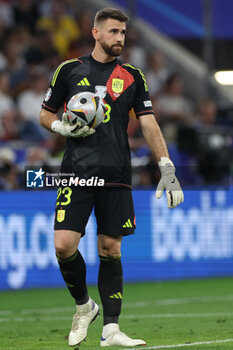 2024-07-09 - Munich , Germany 09.07.2024: Unai Simon of Spain during the UEFA EURO 2024 semi-finals, football match between Spain vs France at Munich Football Allianz Arena - UEFA EURO 2024 - SEMIFINALS - SPAIN VS FRANCE  - UEFA EUROPEAN - SOCCER