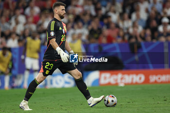 2024-07-09 - Munich , Germany 09.07.2024: Unai Simon of Spain during the UEFA EURO 2024 semi-finals, football match between Spain vs France at Munich Football Allianz Arena - UEFA EURO 2024 - SEMIFINALS - SPAIN VS FRANCE  - UEFA EUROPEAN - SOCCER