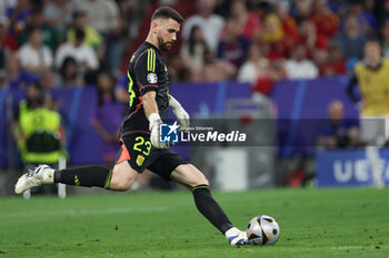 2024-07-09 - Munich , Germany 09.07.2024: Unai Simon of Spain during the UEFA EURO 2024 semi-finals, football match between Spain vs France at Munich Football Allianz Arena - UEFA EURO 2024 - SEMIFINALS - SPAIN VS FRANCE  - UEFA EUROPEAN - SOCCER