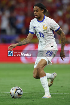 2024-07-09 - Munich , Germany 09.07.2024: Bradley Barcola of France \during the UEFA EURO 2024 semi-finals, football match between Spain vs France at Munich Football Allianz Arena - UEFA EURO 2024 - SEMIFINALS - SPAIN VS FRANCE  - UEFA EUROPEAN - SOCCER