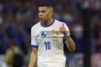 2024-07-09 - Munich , Germany 09.07.2024: Kylian Mbappe of France during the UEFA EURO 2024 semi-finals, football match between Spain vs France at Munich Football Allianz Arena - UEFA EURO 2024 - SEMIFINALS - SPAIN VS FRANCE  - UEFA EUROPEAN - SOCCER