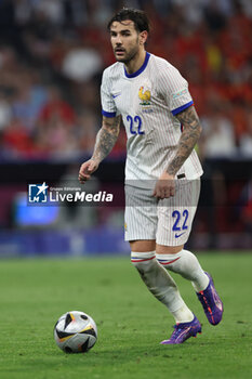 2024-07-09 - Munich , Germany 09.07.2024: Theo Hernandez of France during the UEFA EURO 2024 semi-finals, football match between Spain vs France at Munich Football Allianz Arena - UEFA EURO 2024 - SEMIFINALS - SPAIN VS FRANCE  - UEFA EUROPEAN - SOCCER