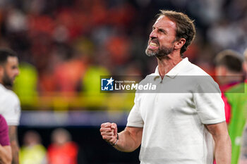 2024-07-10 - Head Coach Gareth Southgate of England celebrates after the UEFA Euro 2024, Semi-finals football match between Netherlands and England on 10 July 2024 at Signal Iduna Park in Dortmund, Germany - FOOTBALL - EURO 2024 - 1/2 - NETHERLANDS V ENGLAND - UEFA EUROPEAN - SOCCER