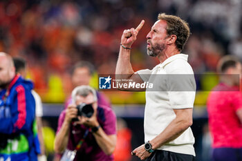 2024-07-10 - Head Coach Gareth Southgate of England celebrates after the UEFA Euro 2024, Semi-finals football match between Netherlands and England on 10 July 2024 at Signal Iduna Park in Dortmund, Germany - FOOTBALL - EURO 2024 - 1/2 - NETHERLANDS V ENGLAND - UEFA EUROPEAN - SOCCER