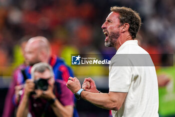 2024-07-10 - Head Coach Gareth Southgate of England celebrates after the UEFA Euro 2024, Semi-finals football match between Netherlands and England on 10 July 2024 at Signal Iduna Park in Dortmund, Germany - FOOTBALL - EURO 2024 - 1/2 - NETHERLANDS V ENGLAND - UEFA EUROPEAN - SOCCER