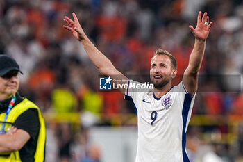 2024-07-10 - Harry Kane of England celebrates after the UEFA Euro 2024, Semi-finals football match between Netherlands and England on 10 July 2024 at Signal Iduna Park in Dortmund, Germany - FOOTBALL - EURO 2024 - 1/2 - NETHERLANDS V ENGLAND - UEFA EUROPEAN - SOCCER