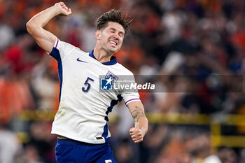 2024-07-10 - John Stones of England celebrates after the UEFA Euro 2024, Semi-finals football match between Netherlands and England on 10 July 2024 at Signal Iduna Park in Dortmund, Germany - FOOTBALL - EURO 2024 - 1/2 - NETHERLANDS V ENGLAND - UEFA EUROPEAN - SOCCER