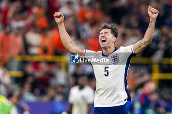 2024-07-10 - John Stones of England celebrates after the UEFA Euro 2024, Semi-finals football match between Netherlands and England on 10 July 2024 at Signal Iduna Park in Dortmund, Germany - FOOTBALL - EURO 2024 - 1/2 - NETHERLANDS V ENGLAND - UEFA EUROPEAN - SOCCER