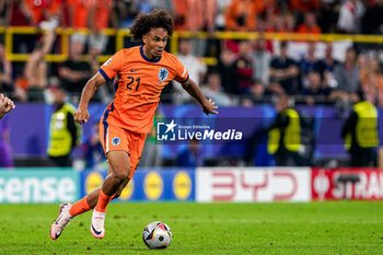 2024-07-10 - Joshua Zirkzee of the Netherlands during the UEFA Euro 2024, Semi-finals football match between Netherlands and England on 10 July 2024 at Signal Iduna Park in Dortmund, Germany - FOOTBALL - EURO 2024 - 1/2 - NETHERLANDS V ENGLAND - UEFA EUROPEAN - SOCCER