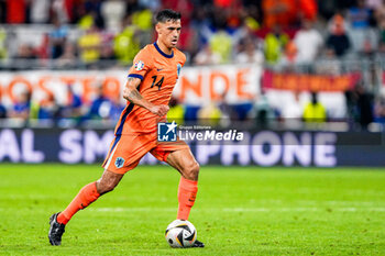 2024-07-10 - Tijjani Reijnders of the Netherlands during the UEFA Euro 2024, Semi-finals football match between Netherlands and England on 10 July 2024 at Signal Iduna Park in Dortmund, Germany - FOOTBALL - EURO 2024 - 1/2 - NETHERLANDS V ENGLAND - UEFA EUROPEAN - SOCCER