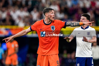 2024-07-10 - Wout Weghorst of the Netherlands during the UEFA Euro 2024, Semi-finals football match between Netherlands and England on 10 July 2024 at Signal Iduna Park in Dortmund, Germany - FOOTBALL - EURO 2024 - 1/2 - NETHERLANDS V ENGLAND - UEFA EUROPEAN - SOCCER